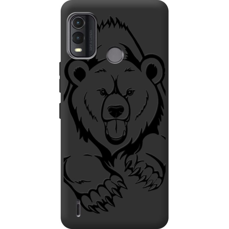 Черный чехол BoxFace Nokia G11 Plus Grizzly Bear