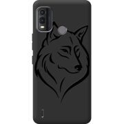 Черный чехол BoxFace Nokia G11 Plus Wolf