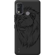 Черный чехол BoxFace Nokia G11 Plus Lion