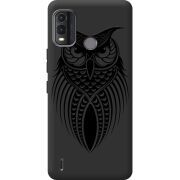 Черный чехол BoxFace Nokia G11 Plus Owl