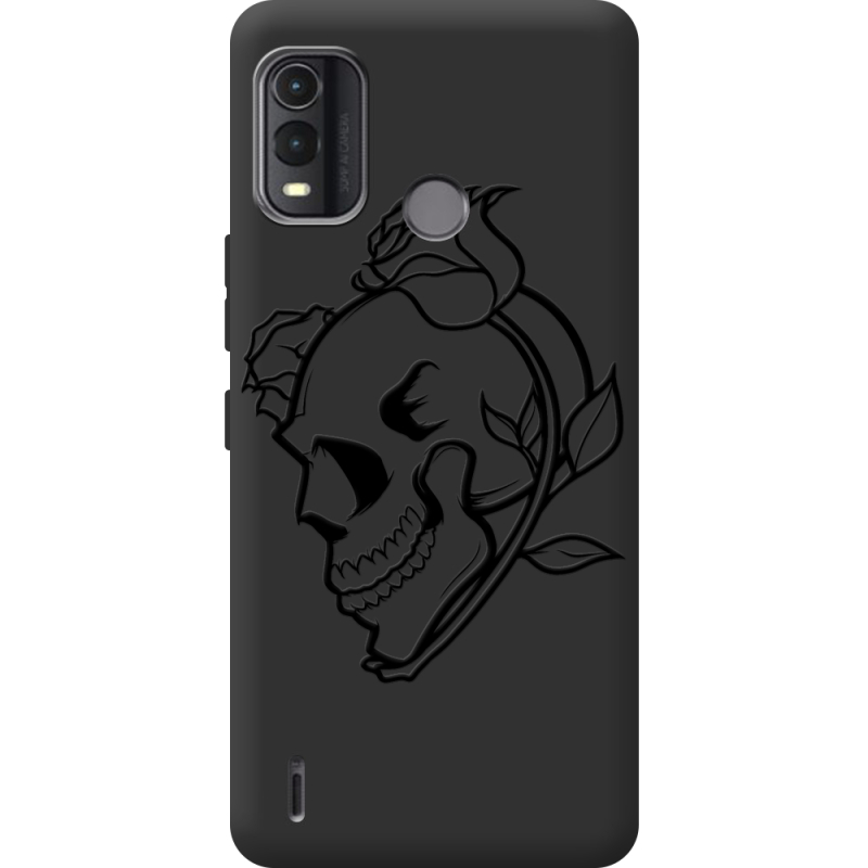 Черный чехол BoxFace Nokia G11 Plus Skull and Roses