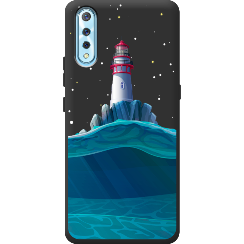 Черный чехол BoxFace Vivo V17 Neo Lighthouse