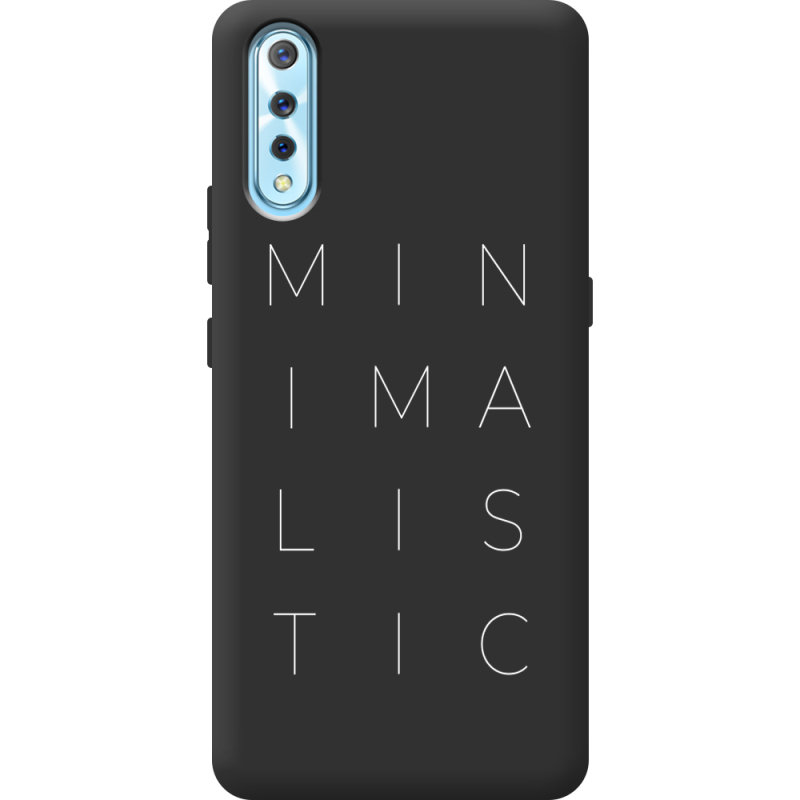 Черный чехол BoxFace Vivo V17 Neo Minimalistic