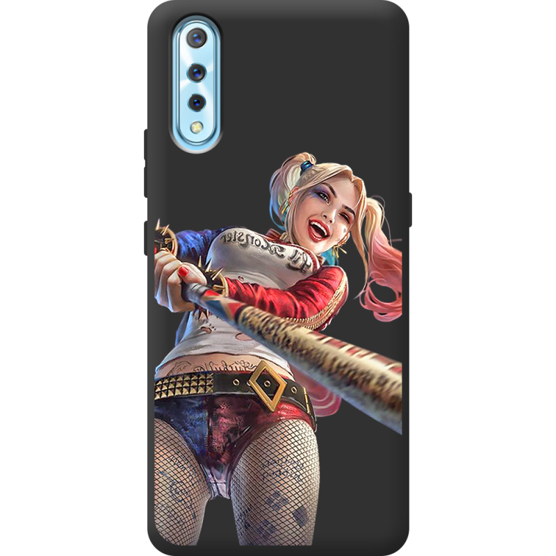 Черный чехол BoxFace Vivo V17 Neo Happy Harley Quinn