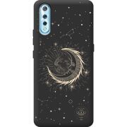 Черный чехол BoxFace Vivo V17 Neo Moon