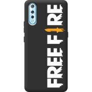 Черный чехол BoxFace Vivo V17 Neo Free Fire White Logo