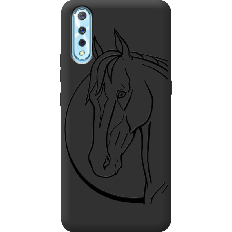 Черный чехол BoxFace Vivo V17 Neo Horse