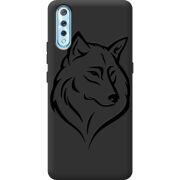 Черный чехол BoxFace Vivo V17 Neo Wolf