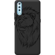 Черный чехол BoxFace Vivo V17 Neo Lion