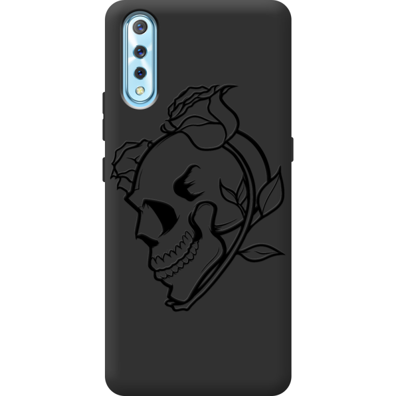 Черный чехол BoxFace Vivo V17 Neo Skull and Roses