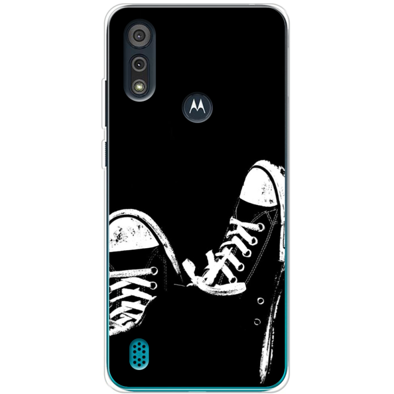 Чехол BoxFace Motorola E6i Black Sneakers