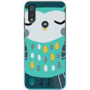 Чехол BoxFace Motorola E6i Green Owl