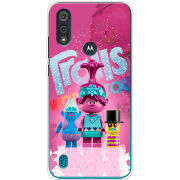 Чехол BoxFace Motorola E6i Lego Trolls