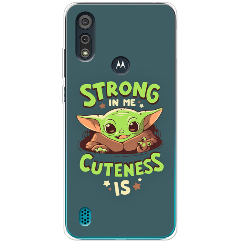 Чехол BoxFace Motorola E6i Strong in me Cuteness is