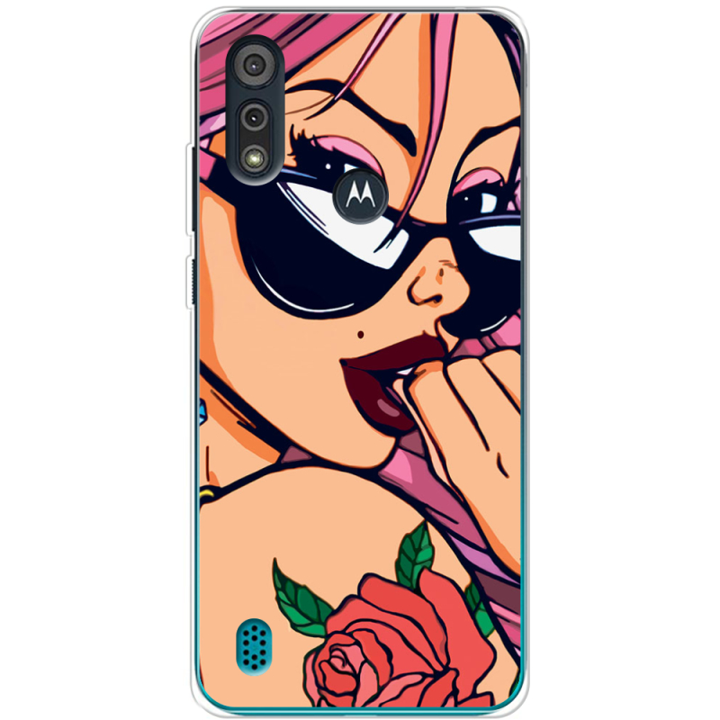 Чехол BoxFace Motorola E6i Pink Girl