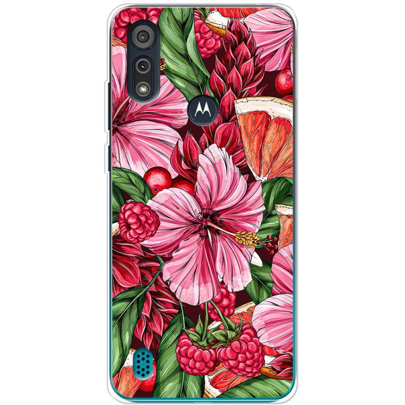 Чехол BoxFace Motorola E6i Tropical Flowers