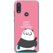 Чехол BoxFace Motorola E6i Dont Touch My Phone Panda