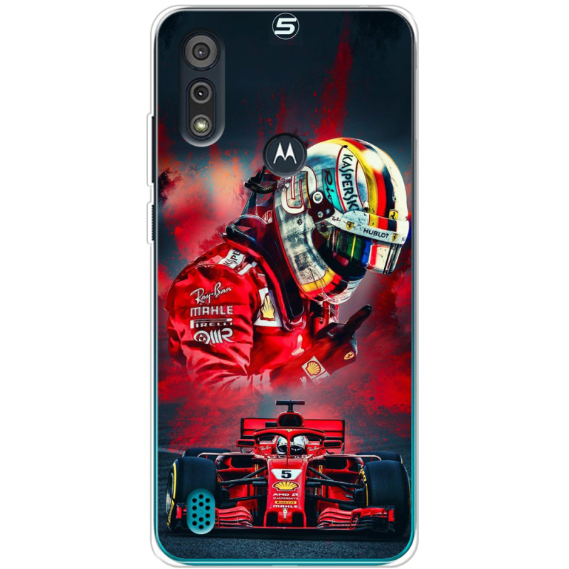 Чехол BoxFace Motorola E6i Racing Car