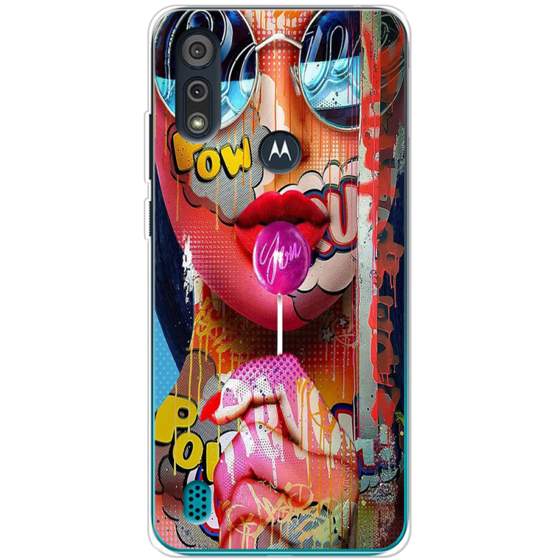 Чехол BoxFace Motorola E6i Colorful Girl