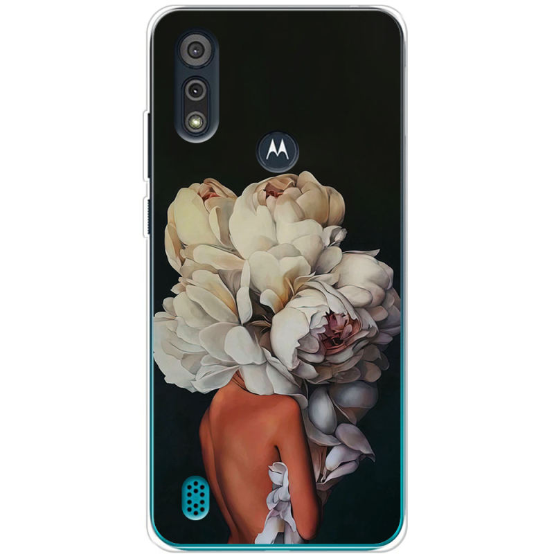 Чехол BoxFace Motorola E6i Exquisite White Flowers