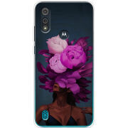 Чехол BoxFace Motorola E6i Exquisite Purple Flowers