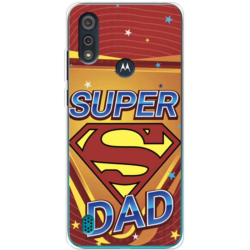 Чехол BoxFace Motorola E6i Super Dad