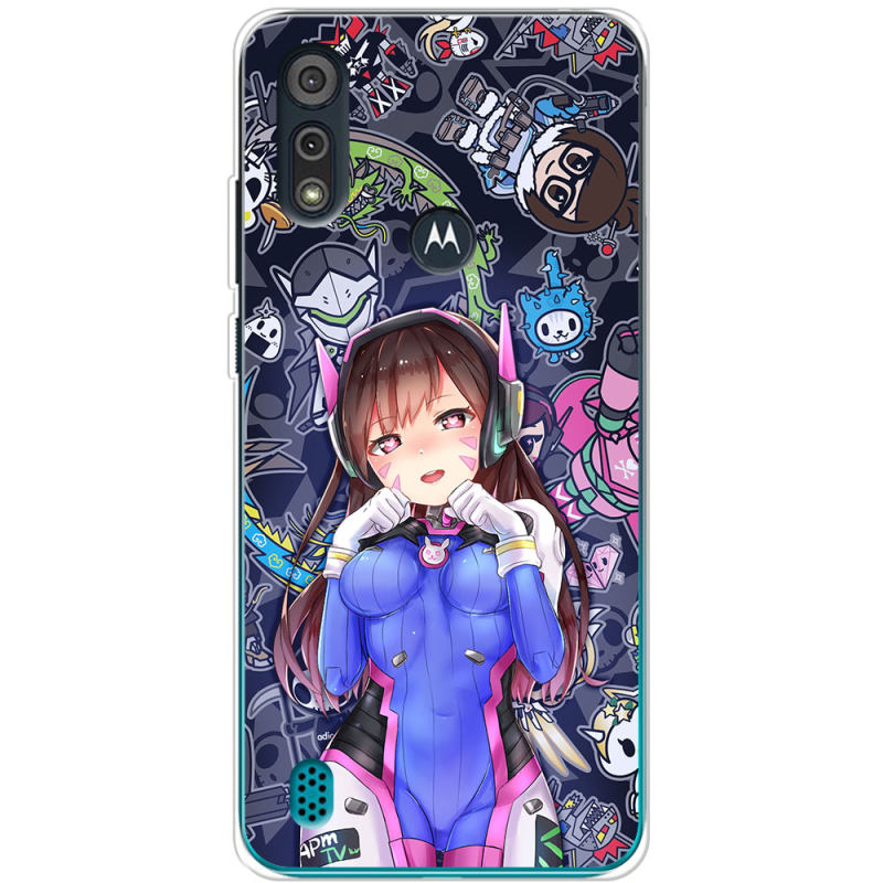 Чехол BoxFace Motorola E6i Overwatch D.VA