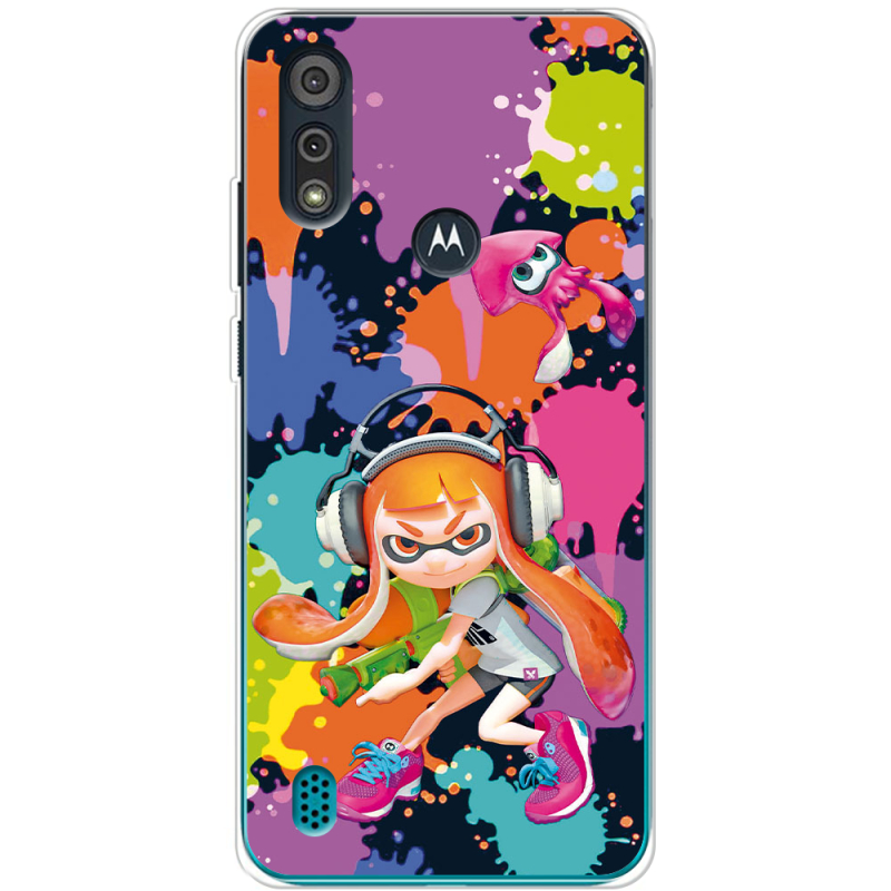 Чехол BoxFace Motorola E6i Splatoon Inklings