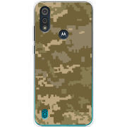 Чехол BoxFace Motorola E6i Камуфляж ЗСУ