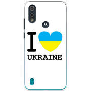 Чехол BoxFace Motorola E6i I love Ukraine