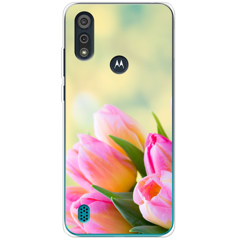 Чехол BoxFace Motorola E6i Bouquet of Tulips