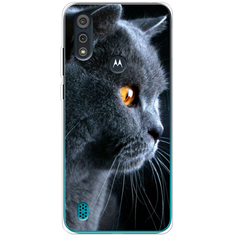 Чехол BoxFace Motorola E6i English cat