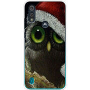 Чехол BoxFace Motorola E6i Christmas Owl