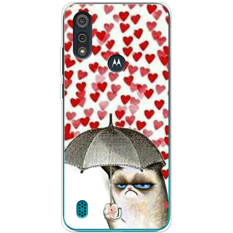 Чехол BoxFace Motorola E6i Raining Hearts