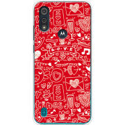 Чехол BoxFace Motorola E6i Happy Valentines