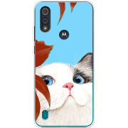 Чехол BoxFace Motorola E6i Wondering Cat