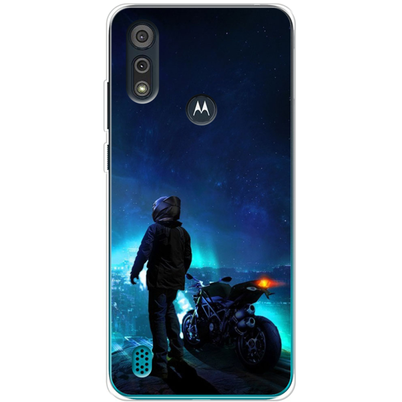 Чехол BoxFace Motorola E6i Motorcyclist