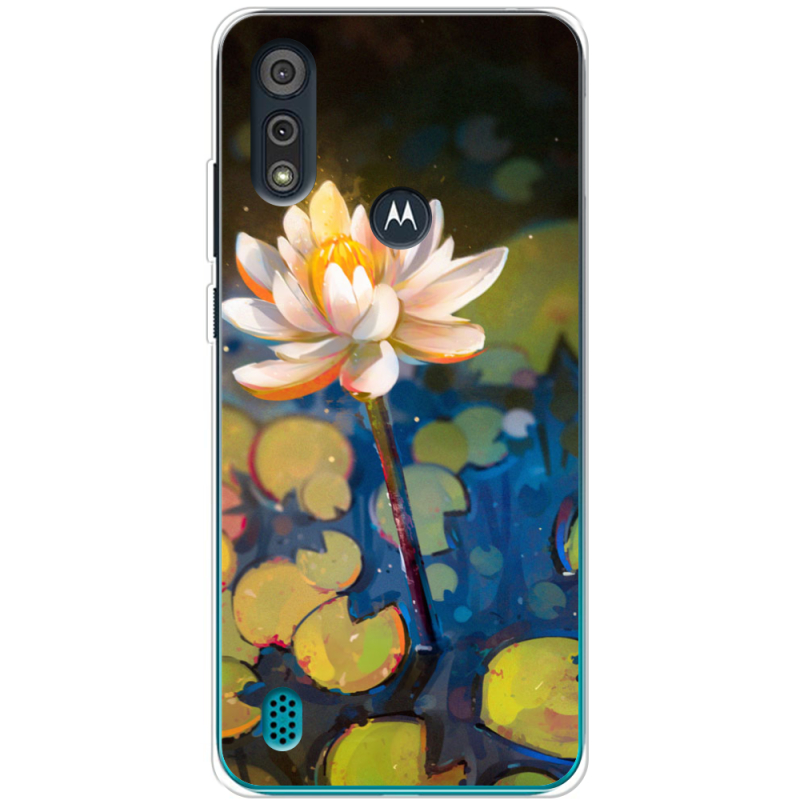 Чехол BoxFace Motorola E6i Waterlily