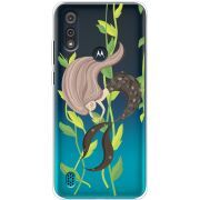 Прозрачный чехол BoxFace Motorola E6i Cute Mermaid