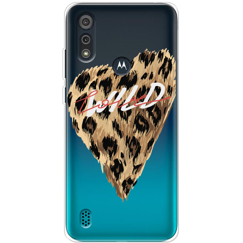 Прозрачный чехол BoxFace Motorola E6i Wild Love