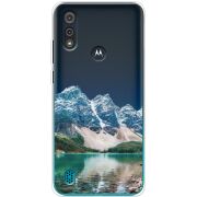 Прозрачный чехол BoxFace Motorola E6i Blue Mountain