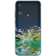Прозрачный чехол BoxFace Motorola E6i Green Mountain