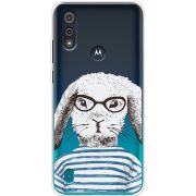 Прозрачный чехол BoxFace Motorola E6i MR. Rabbit