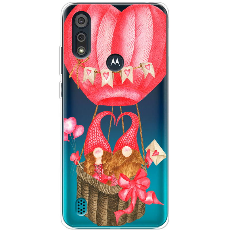 Прозрачный чехол BoxFace Motorola E6i Valentine Dwarfs