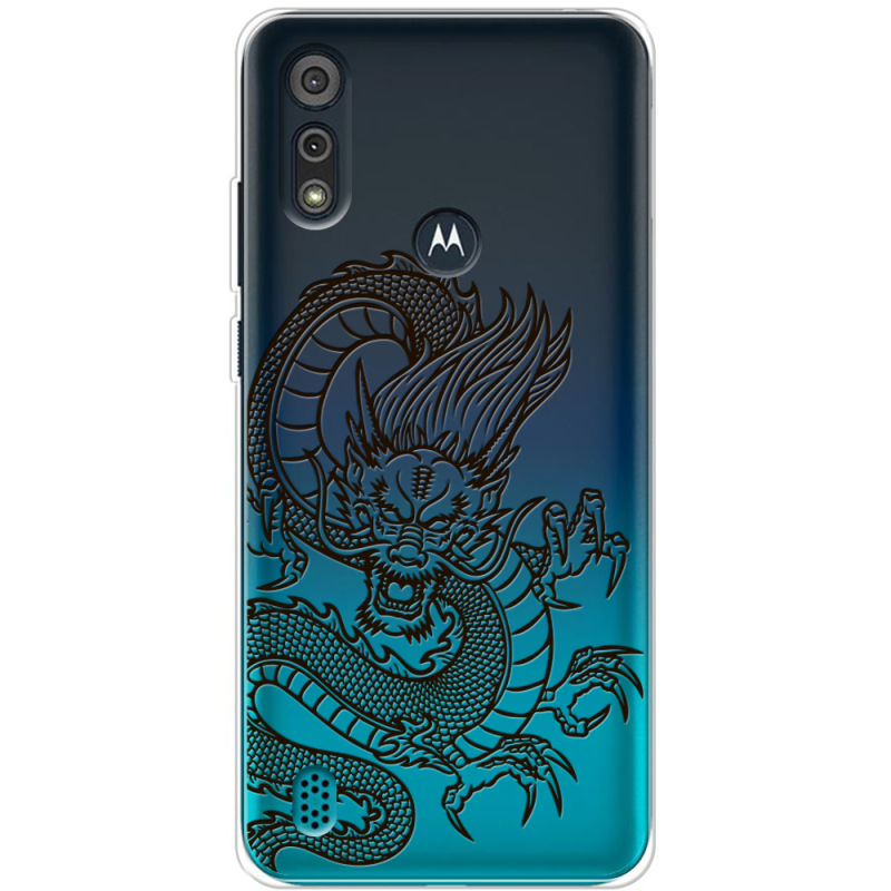 Прозрачный чехол BoxFace Motorola E6i Chinese Dragon