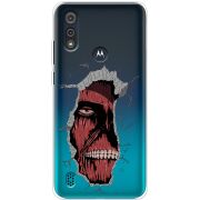 Прозрачный чехол BoxFace Motorola E6i Нападение Титана