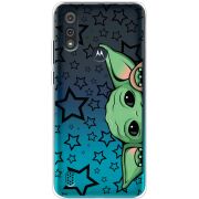 Прозрачный чехол BoxFace Motorola E6i Baby Yoda