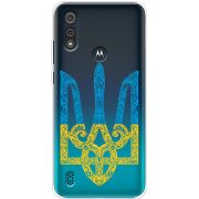 Прозрачный чехол BoxFace Motorola E6i Gold Trident