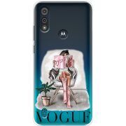 Прозрачный чехол BoxFace Motorola E6i VOGUE