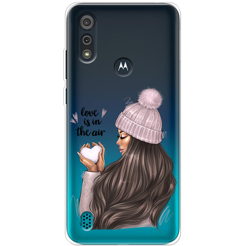 Прозрачный чехол BoxFace Motorola E6i love is in the air